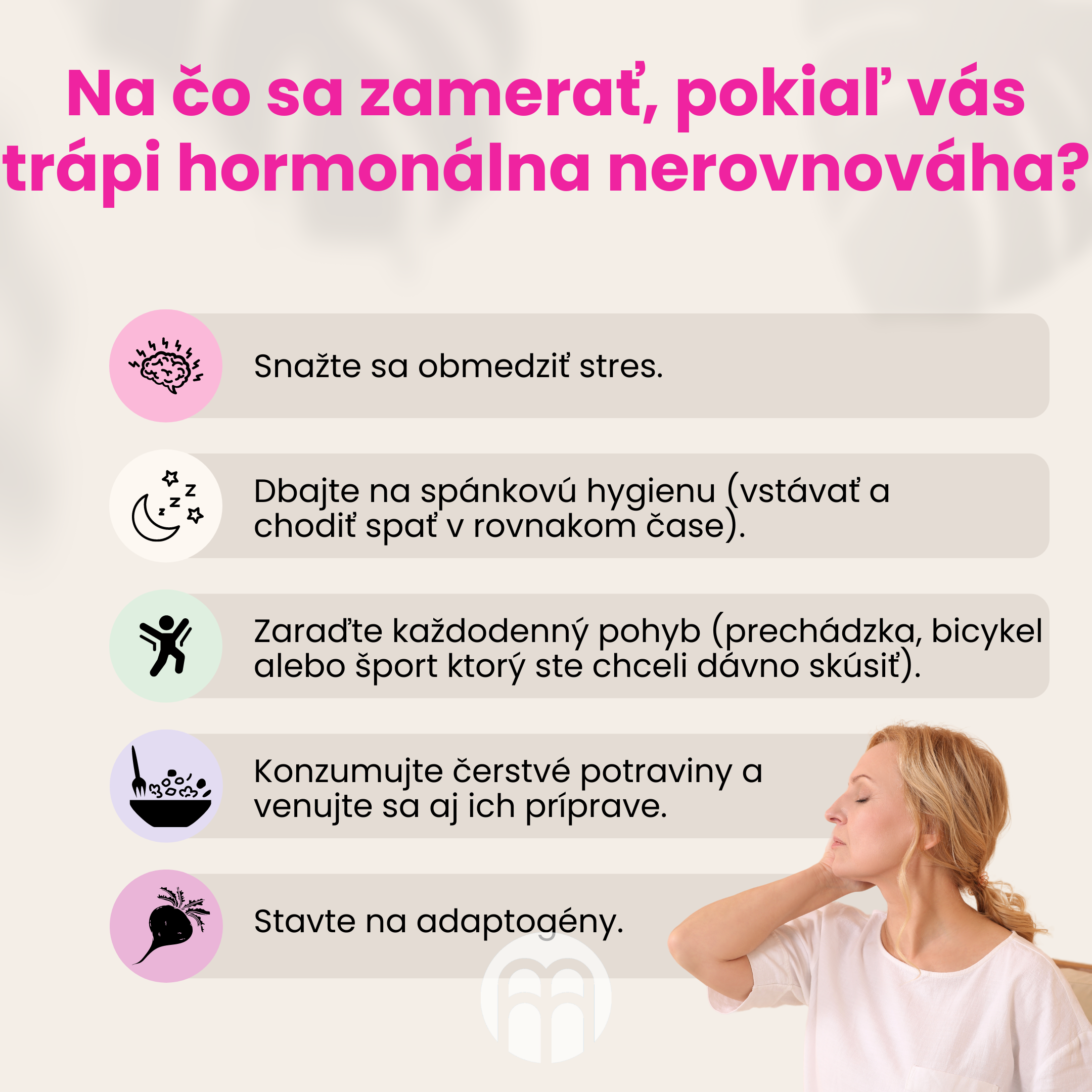 Na co se zaměřit, pokud vás trápí hormonální nerovnováha